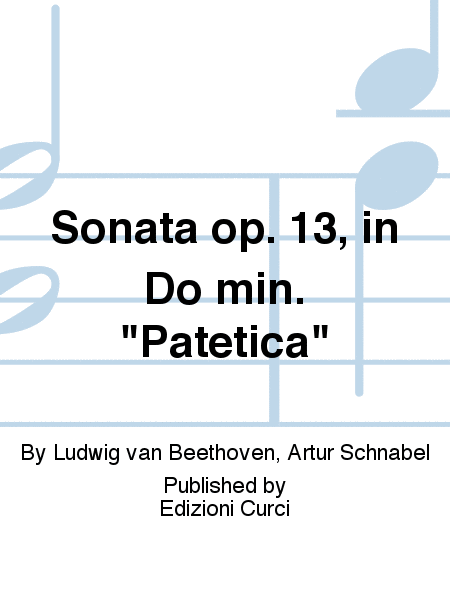 Sonata op. 13, in Do min. "Patetica"