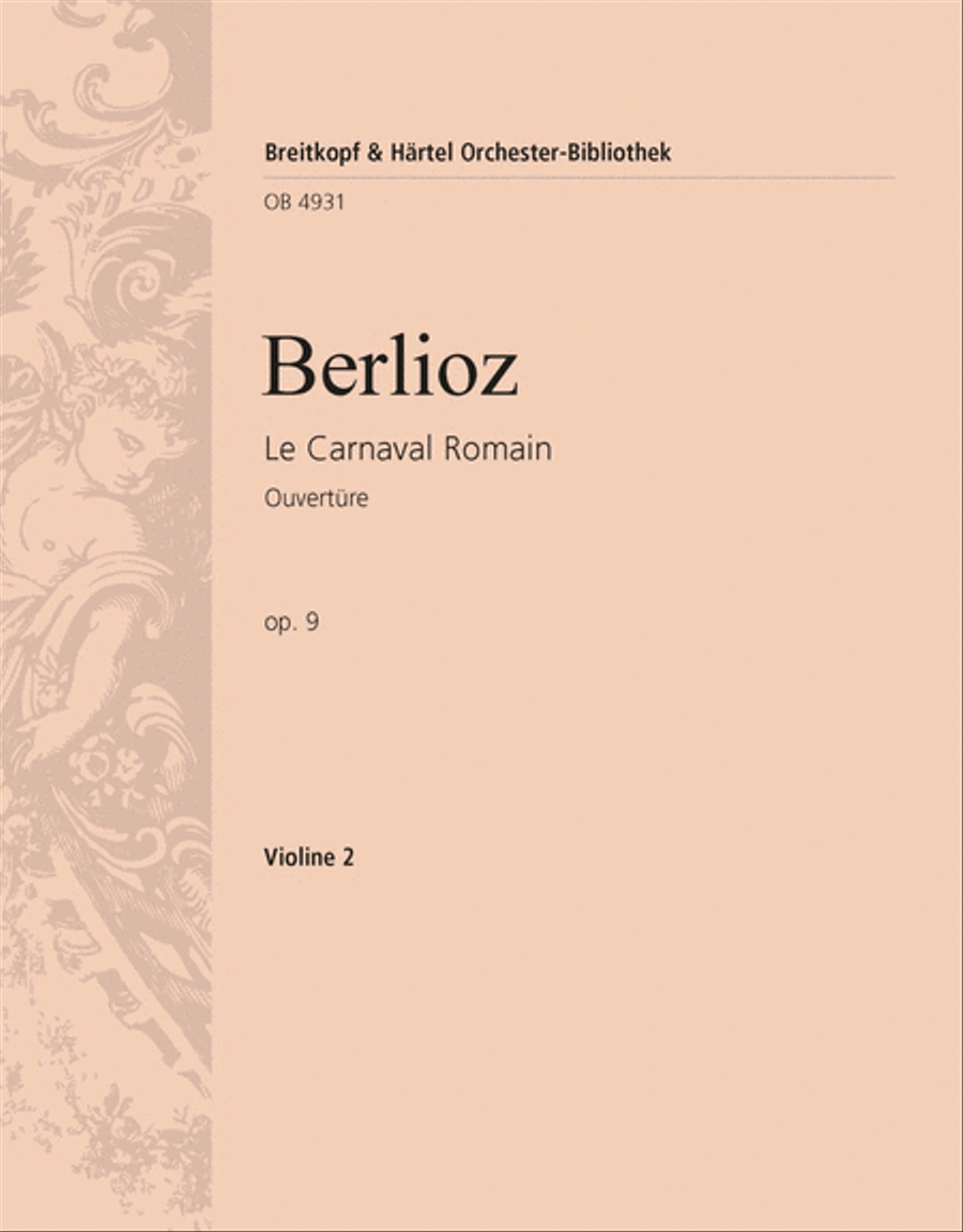Le Carnaval Romain Op. 9 Orchestra scores gallery preview page 1