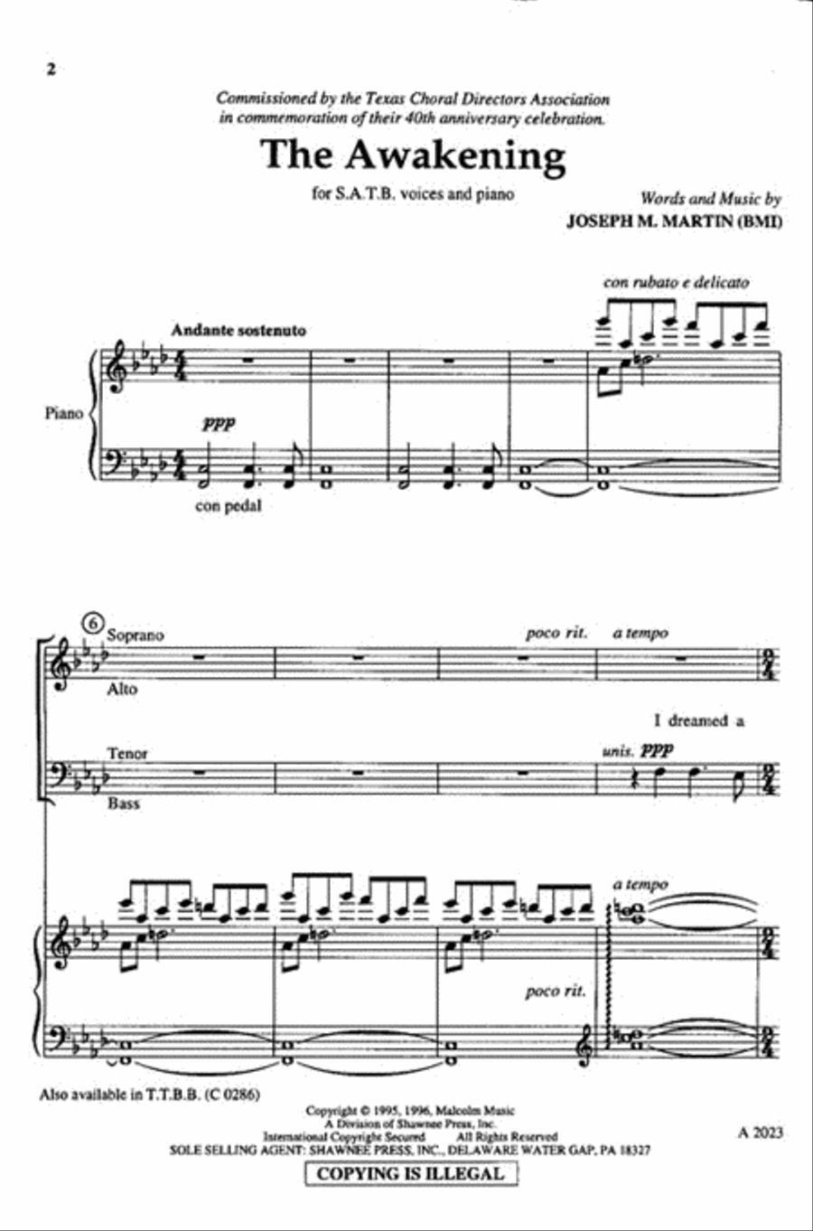 The Awakening The Awakening 4-Part scores gallery preview page 2