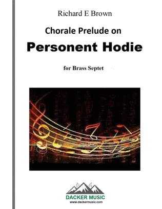 Book cover for Chorale Prelude on Personent Hodie - Brass Septet