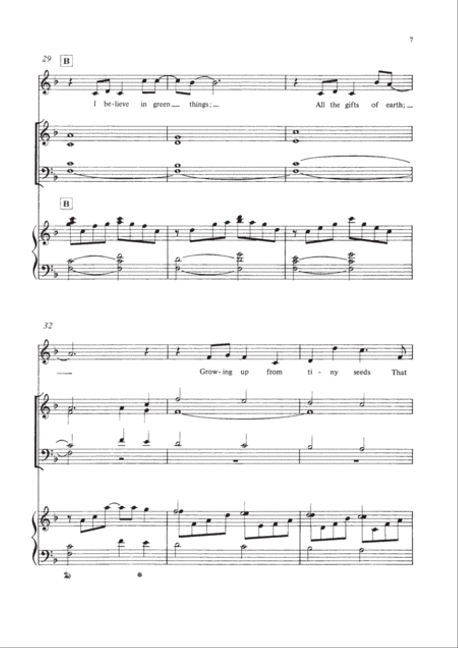 I believe in springtime 4-Part scores gallery preview page 6