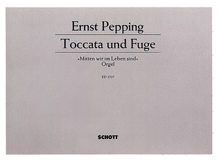 Book cover for Toccata And Fugue Mitten Wir Leben