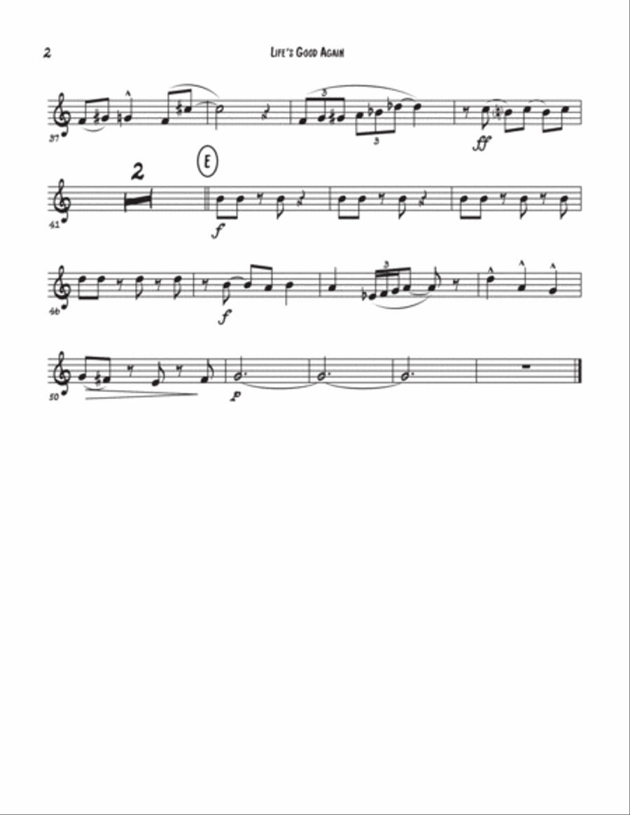 Life's Incredible Again Jazz Ensemble scores gallery preview page 3