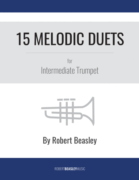 15 Melodic Duets for Intermediate Trumpet image number null