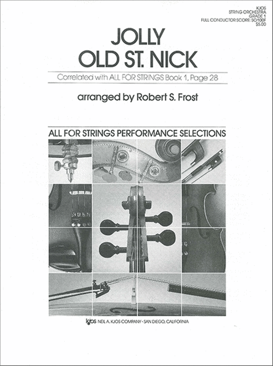 Jolly Old St.nick - Score