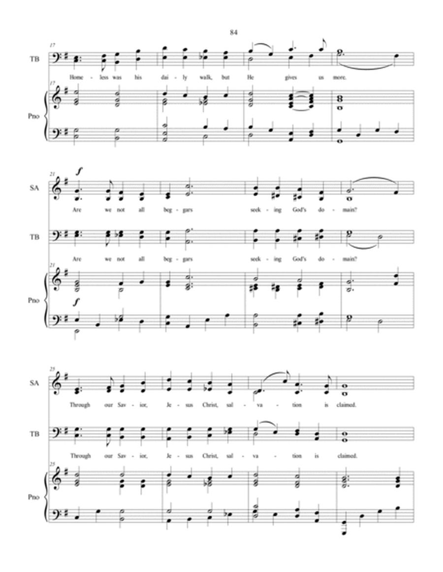Are We Not All Beggars? - sacred music for SATB Choir image number null