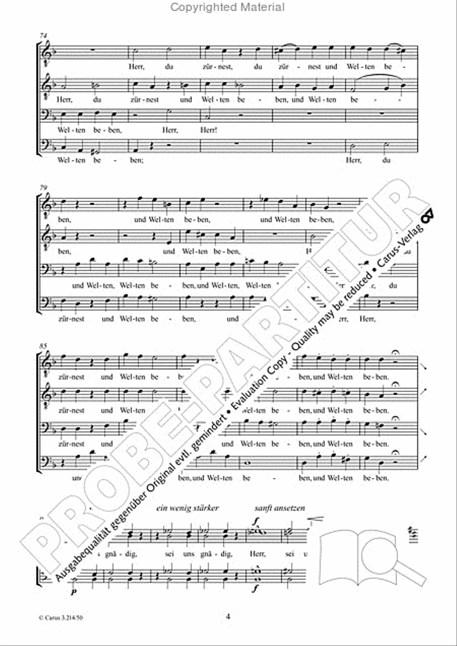 Ich hebe die Augen zu dir Ich hebe die Augen zu dir TTBB scores gallery preview page 5