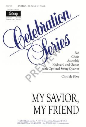 Book cover for My Savior, My Friend