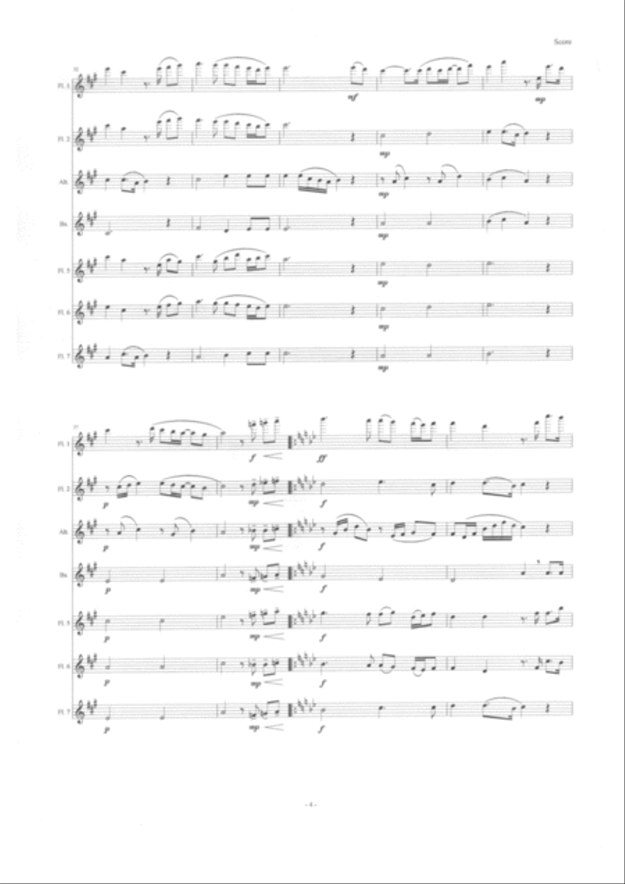 You Raise Me Up Woodwind Ensemble scores gallery preview page 6
