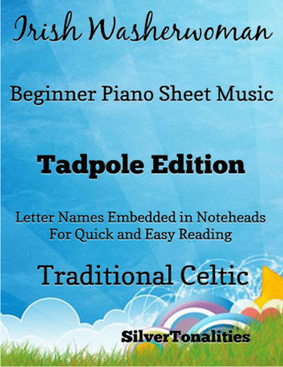 Book cover for The Irish Washerwoman Beginner Piano Sheet Music 2nd Edition