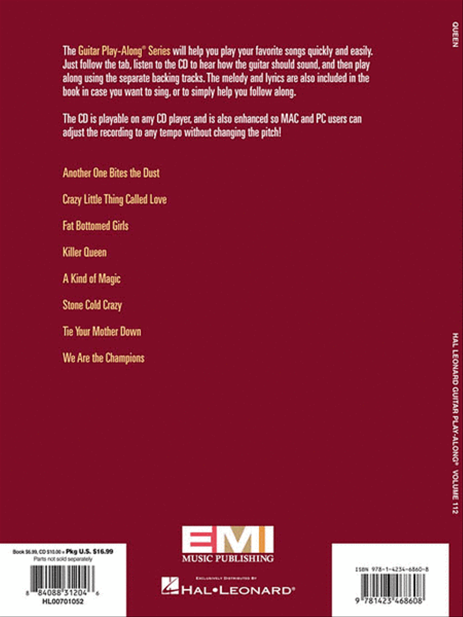 Queen Queen Guitar Tablature scores gallery preview page 2