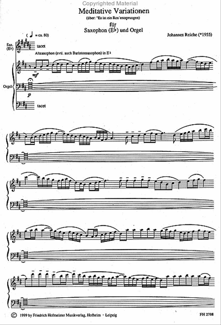Meditative Variationen über 