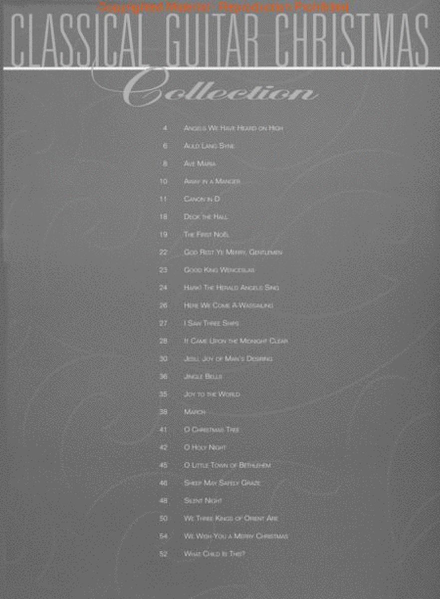 Classical Guitar Christmas Collection
