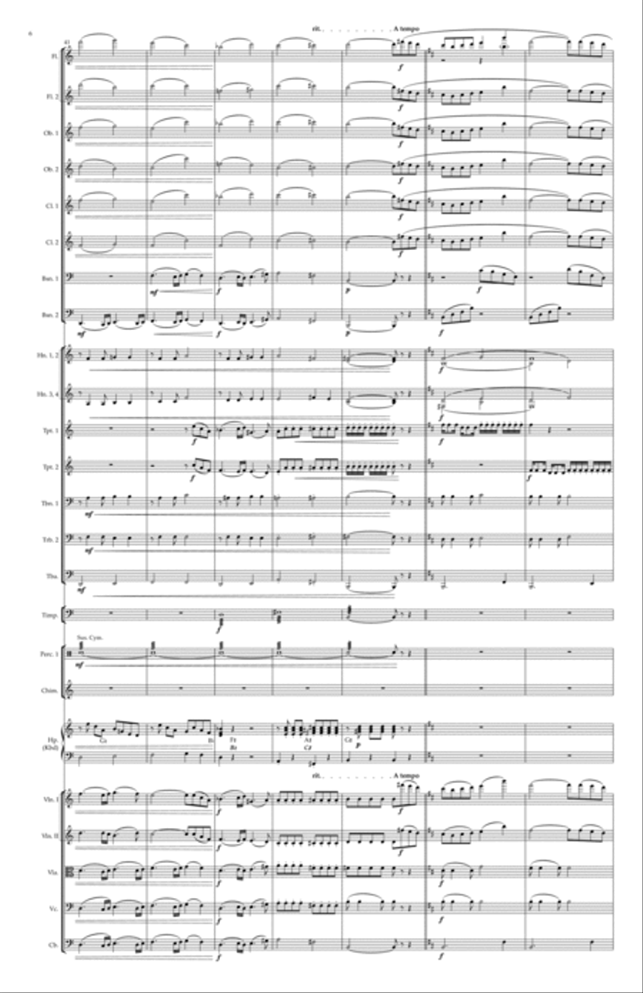 The Immigrant Full Orchestra scores gallery preview page 6