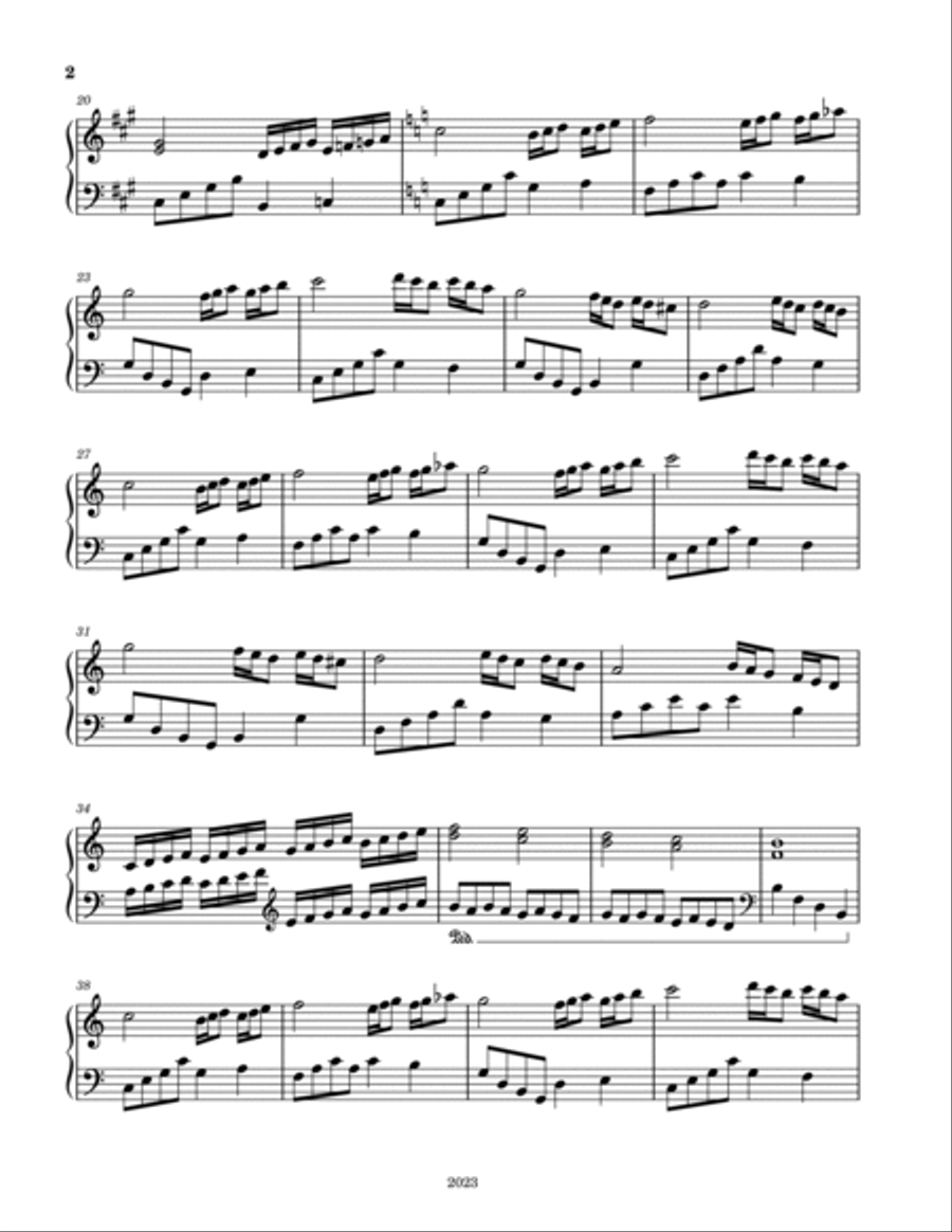 Piano Solo No. 11623 Piano Solo No. 11623 Piano Solo scores gallery preview page 2