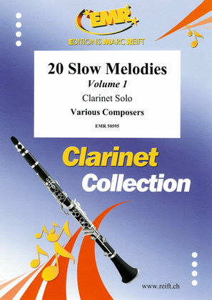 Book cover for 20 Slow Melodies Volume 1