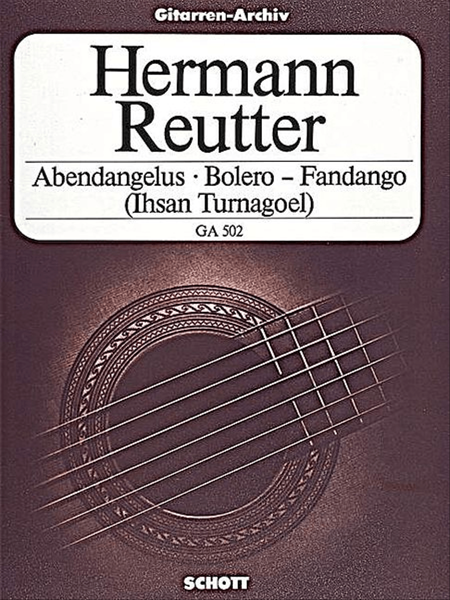 Abendangelus and Bolero Fandango Acoustic Guitar scores gallery preview page 1