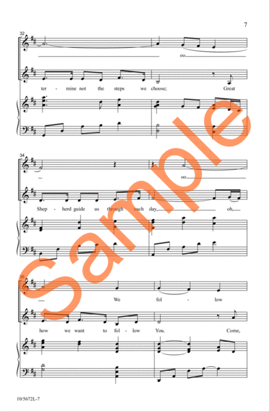 All of Our Tomorrows All of Our Tomorrows 4-Part scores gallery preview page 8