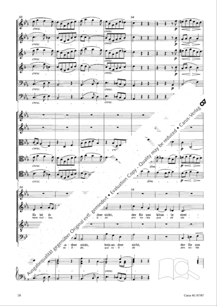 We all believe in one true God (Wir glauben all an einen Gott) 4-Part scores gallery preview page 17