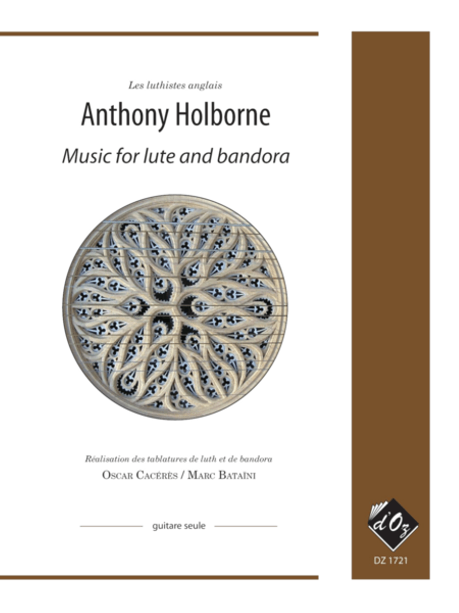 Music for lute and bandora, vol. 1 Lute scores gallery preview page 1