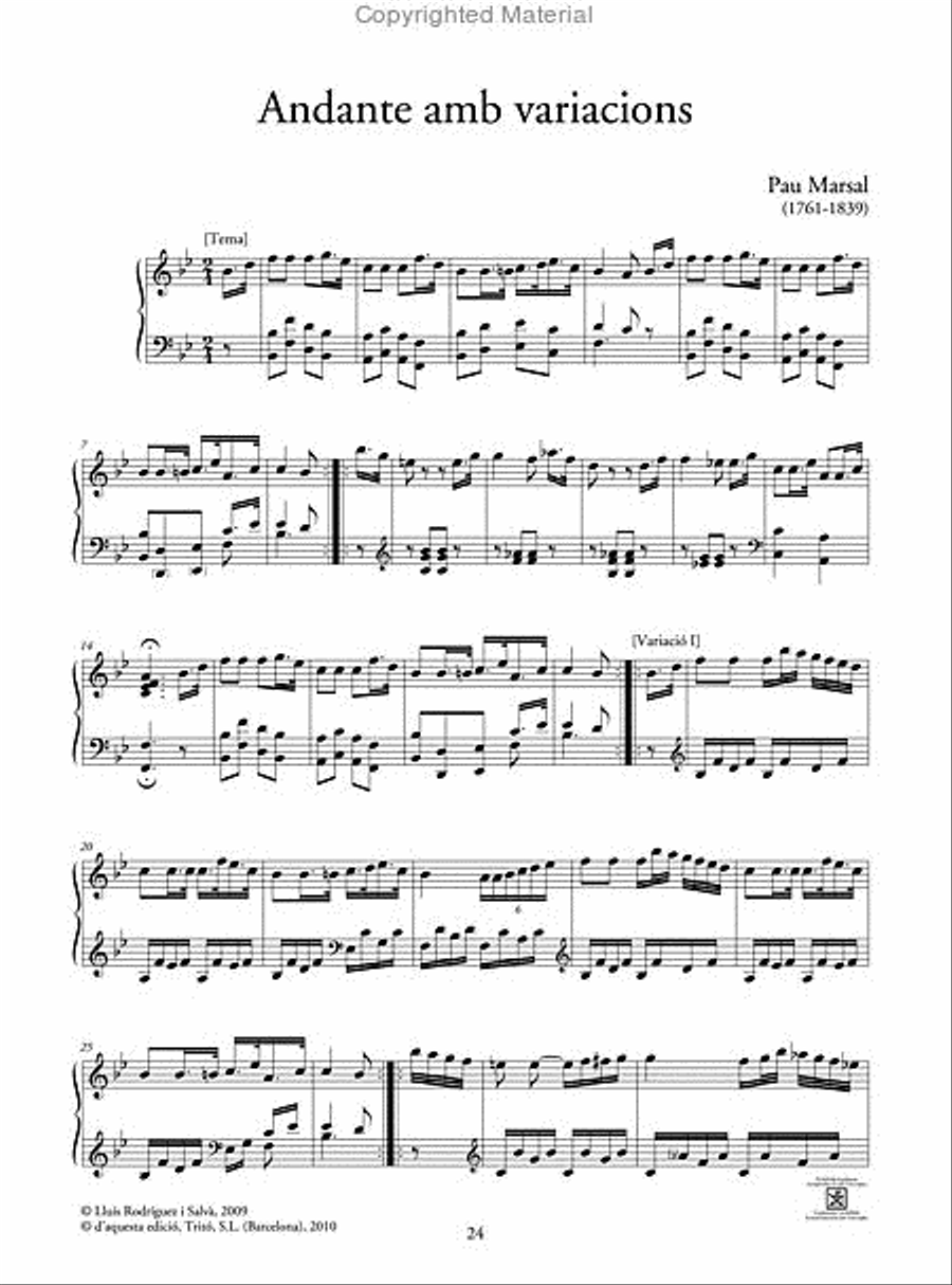 Variacions, rondós i minuets Piano Solo scores gallery preview page 7