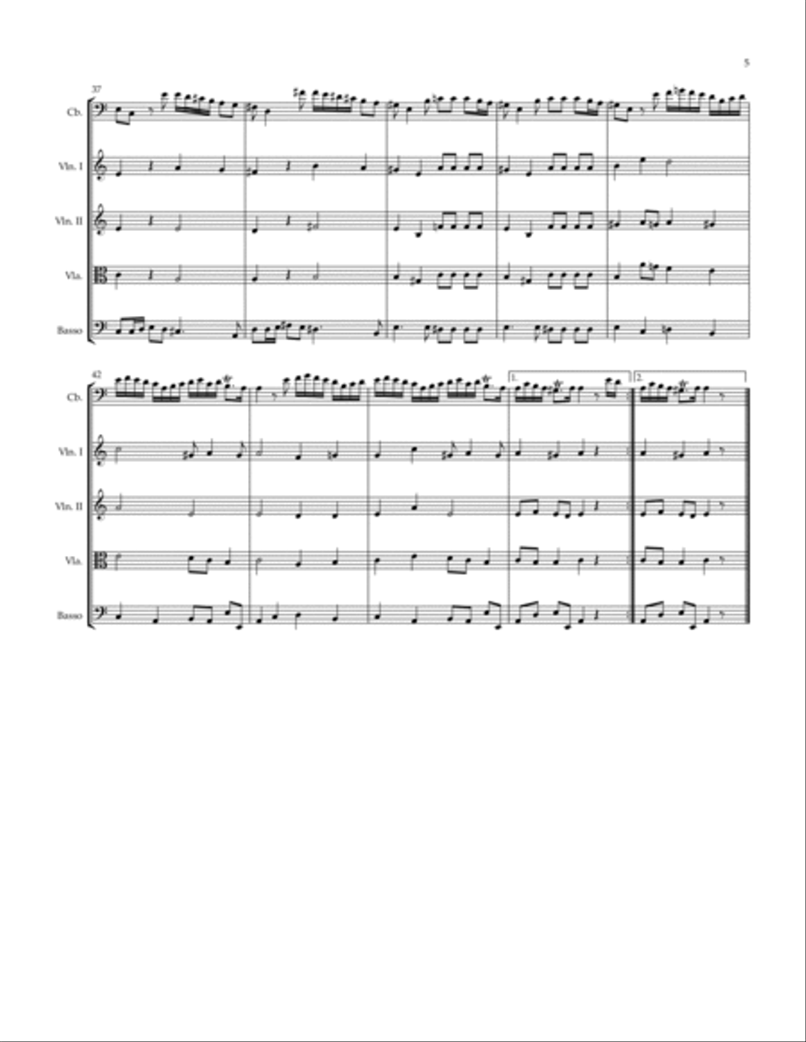 Sonata Op. 19 #1 String Orchestra scores gallery preview page 5