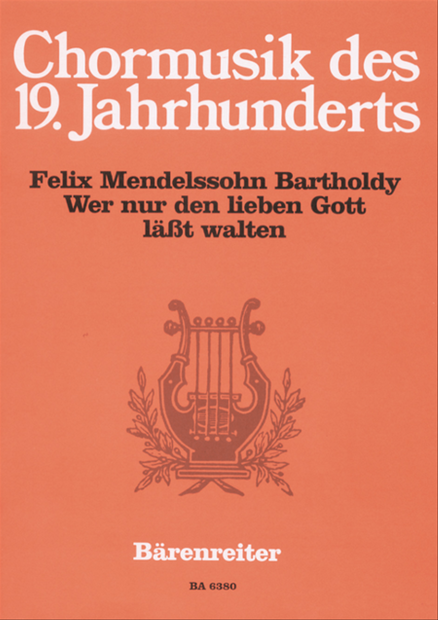 Wer nur den lieben Gott läßt walten 4-Part scores gallery preview page 1