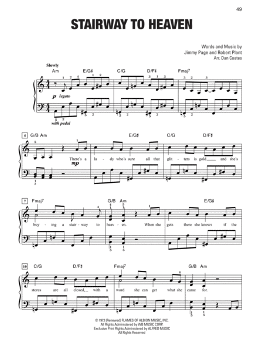 A Decade of Pop Hits -- 1970s Easy Piano scores gallery preview page 9