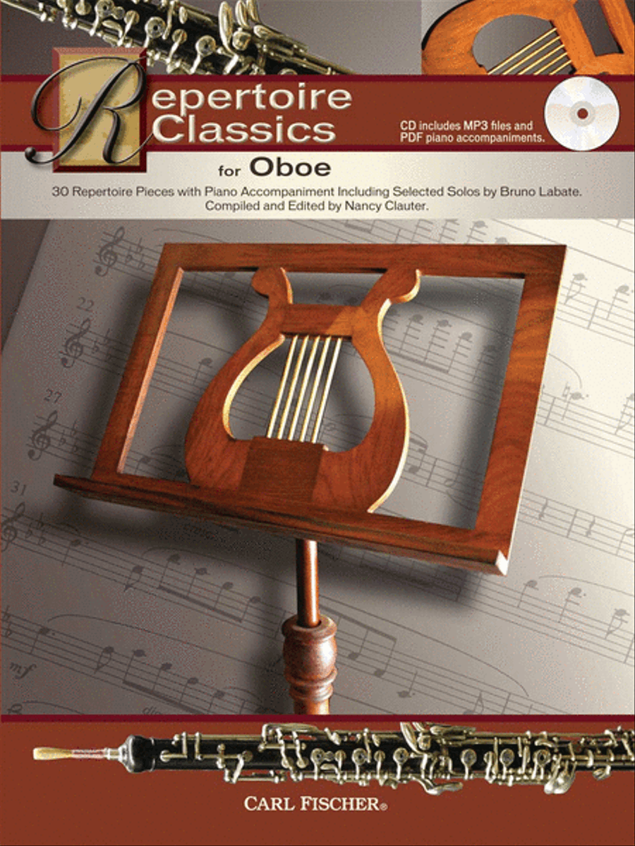 Repertoire Classics for Oboe Piano Accompaniment scores gallery preview page 1