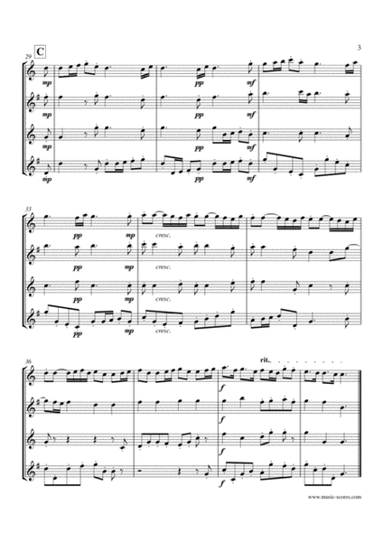 La Réjouissance - Sax Quartet image number null