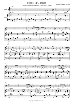 Minuet in G-major (violin & piano)