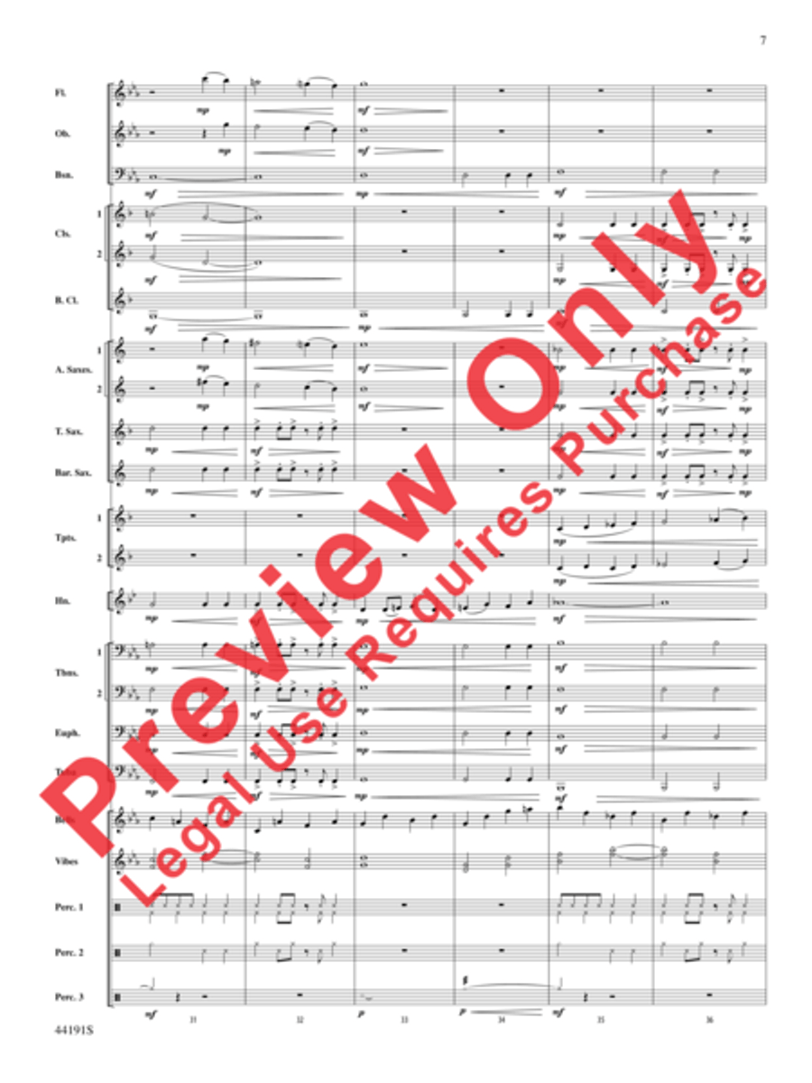 Fireball! Concert Band scores gallery preview page 8