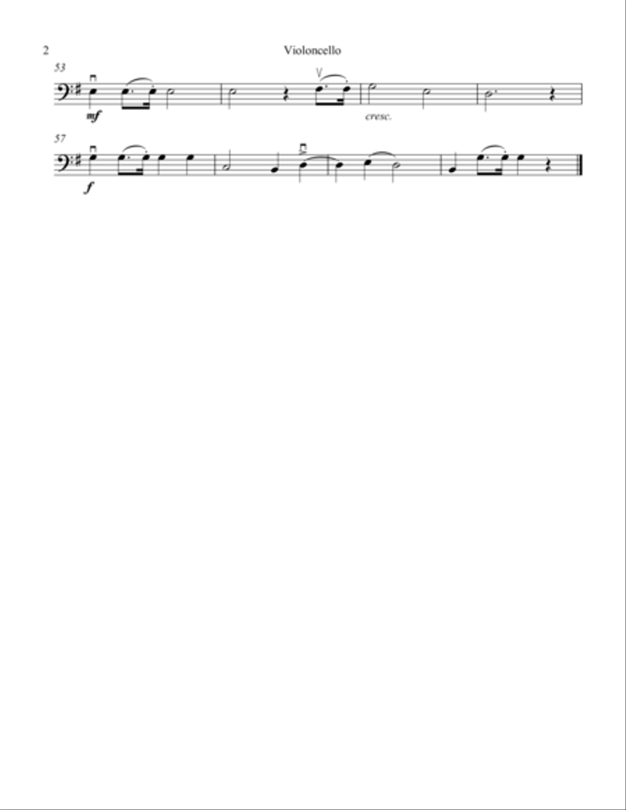 Military March Military March String Orchestra scores gallery preview page 4