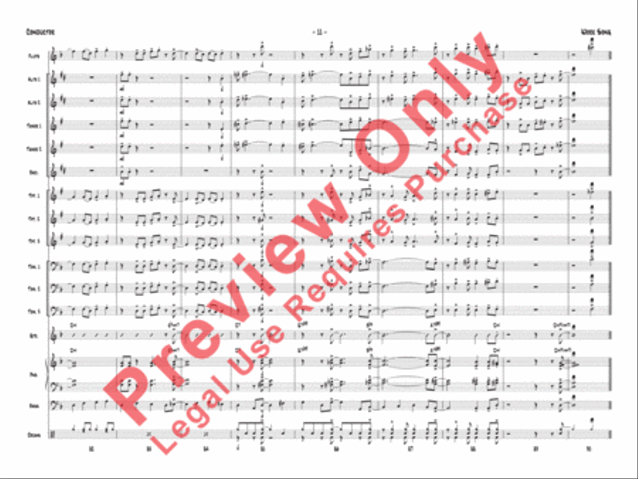 Work Song Jazz Ensemble scores gallery preview page 14