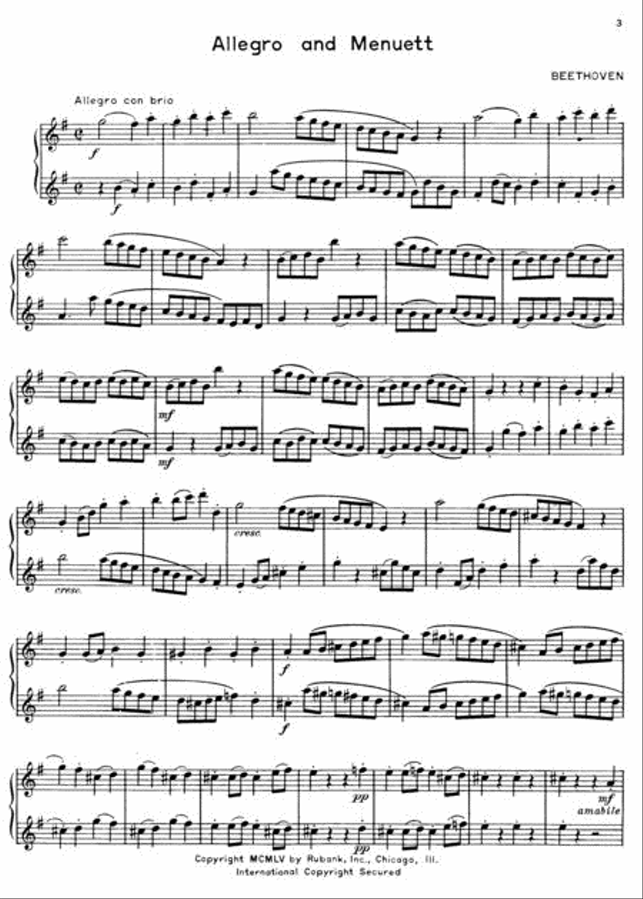 Selected Duets for Flute Selected Duets for Flute Woodwind Duet scores gallery preview page 2