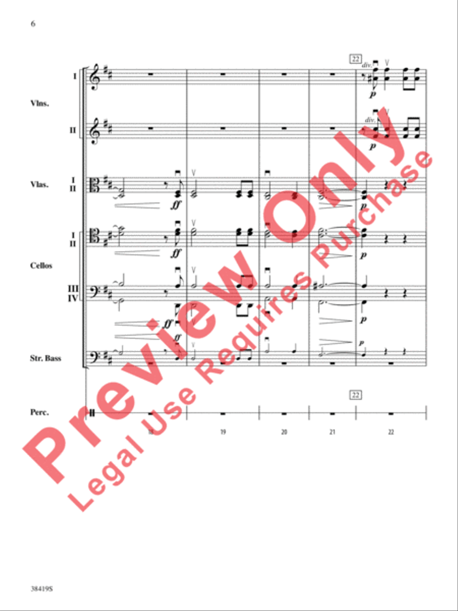 Highlights from the 1812 Overture String Orchestra scores gallery preview page 7