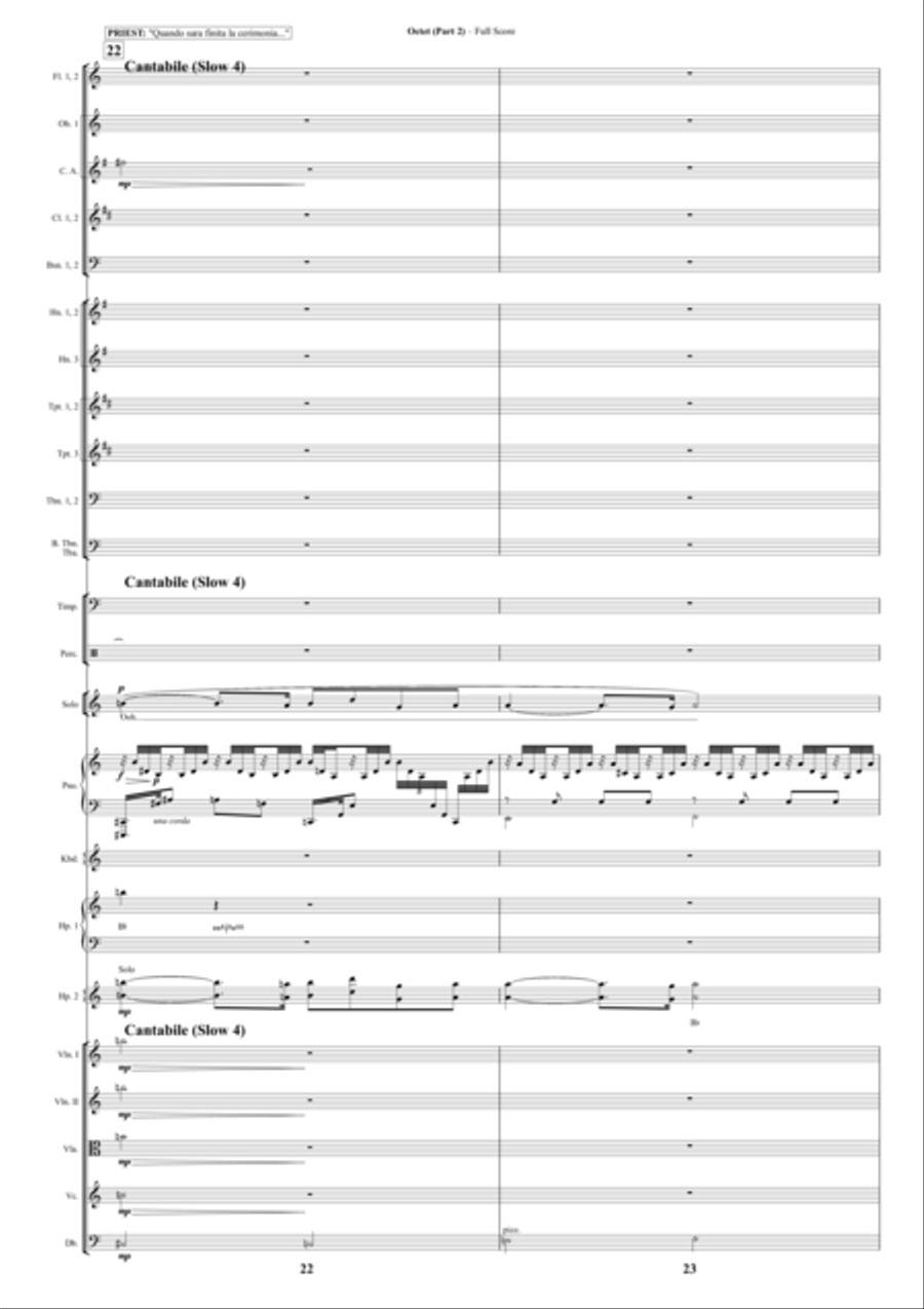 Octet (light In The Piazza) Full Orchestra scores gallery preview page 5
