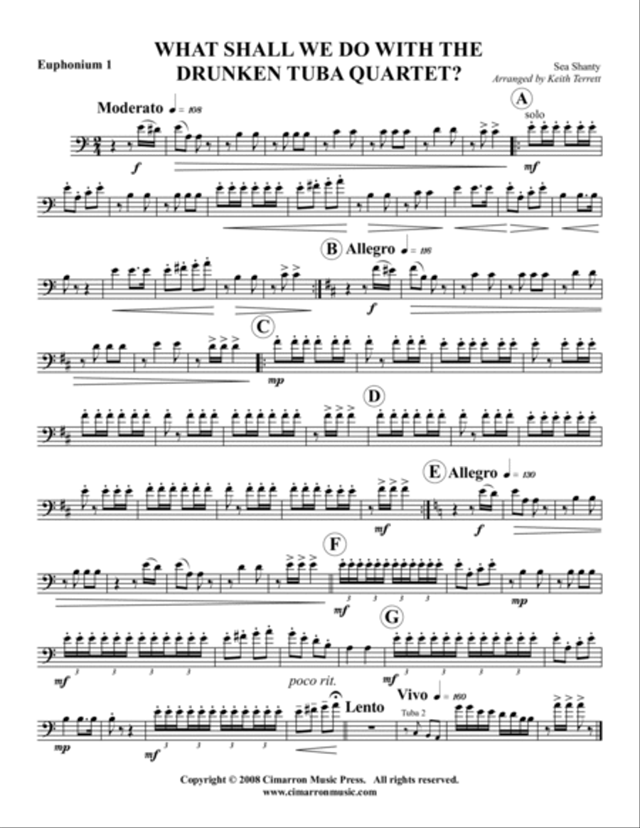 What Would You Do With a Drunken Tuba Quartet? EETT scores gallery preview page 4
