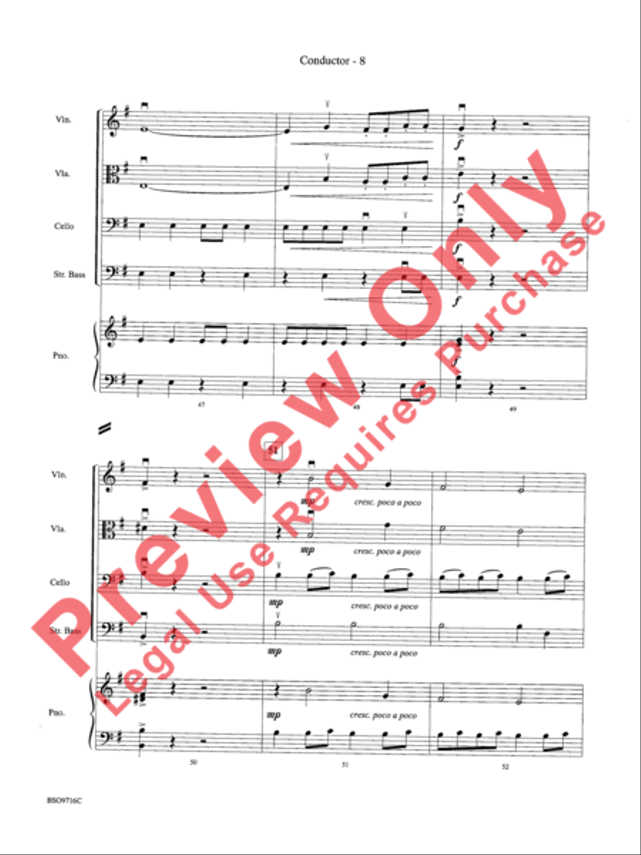 Tangents for Strings String Orchestra scores gallery preview page 11