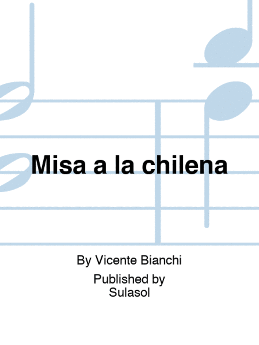 Misa a la chilena Mixed Choir scores gallery preview page 1