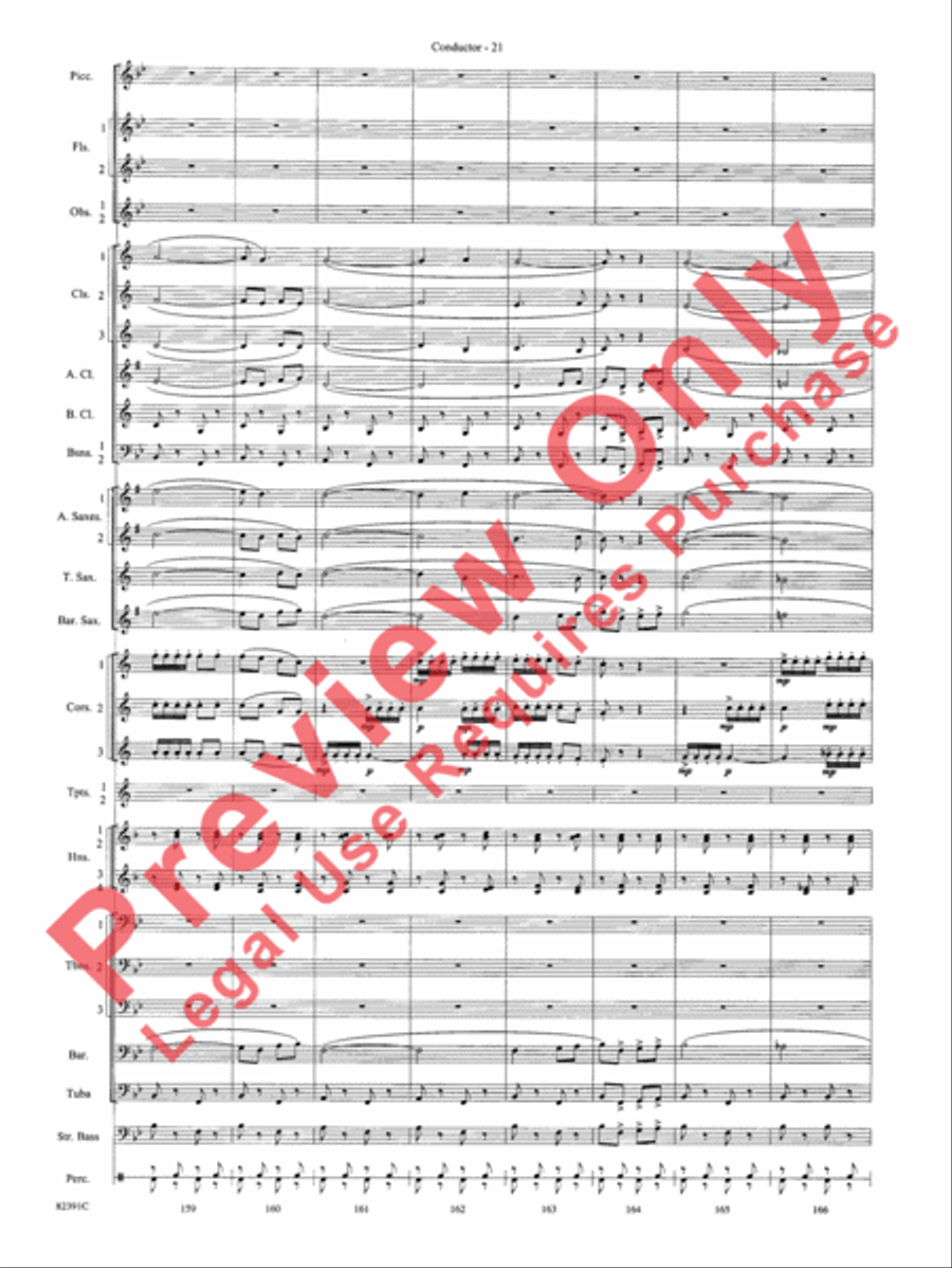 Bugler's Holiday Bugler's Holiday Concert Band scores gallery preview page 24