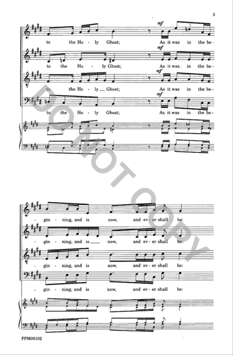 Responses and Prayers 4-Part scores gallery preview page 4