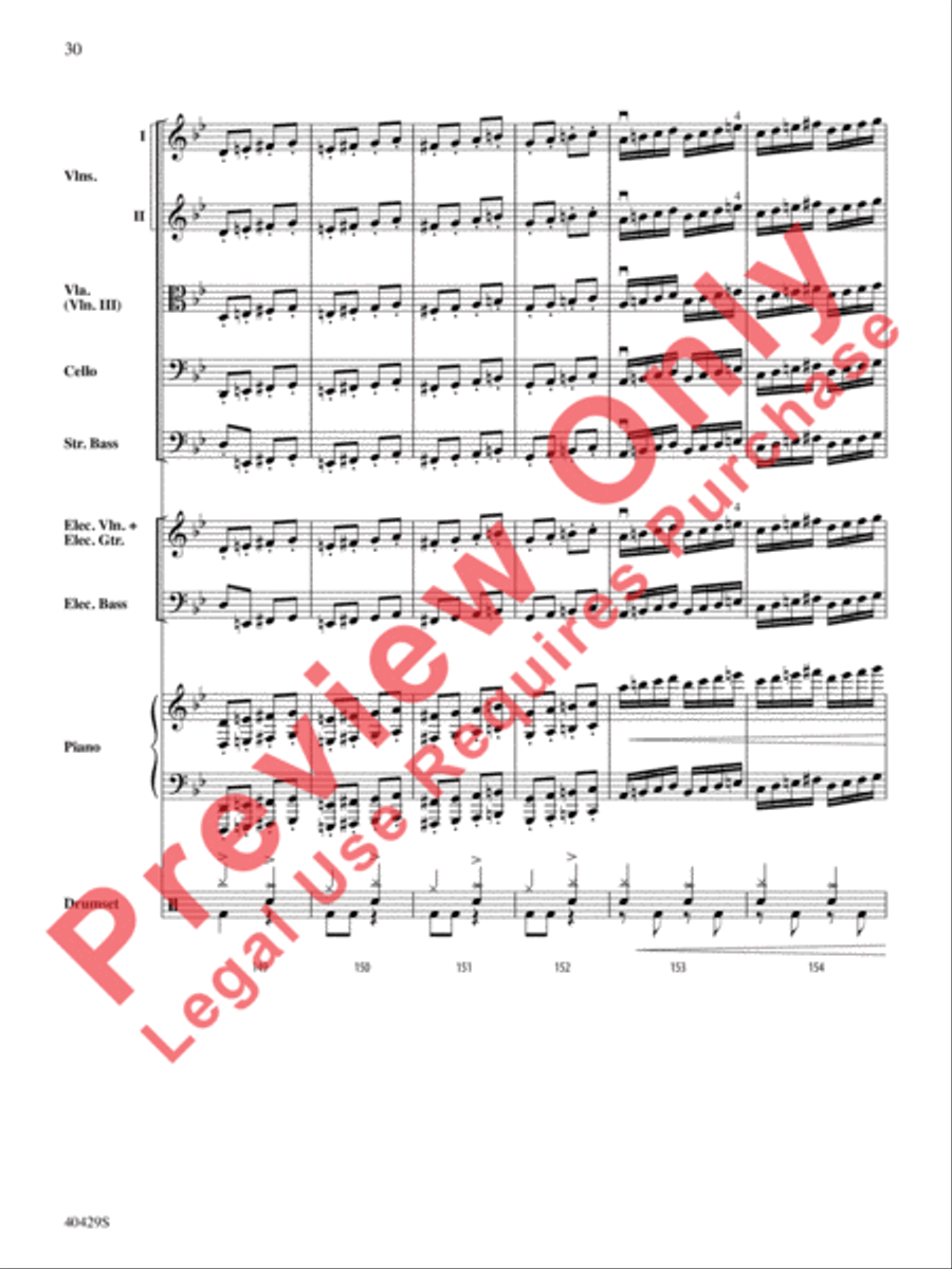 Wish Liszt Wish Liszt String Orchestra scores gallery preview page 31