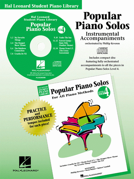 Popular Piano Solos - Level 4 - CD