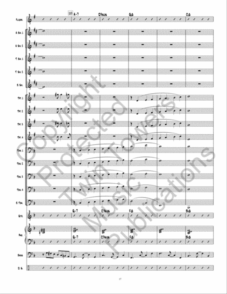 Mr. Clary Jazz Ensemble scores gallery preview page 18