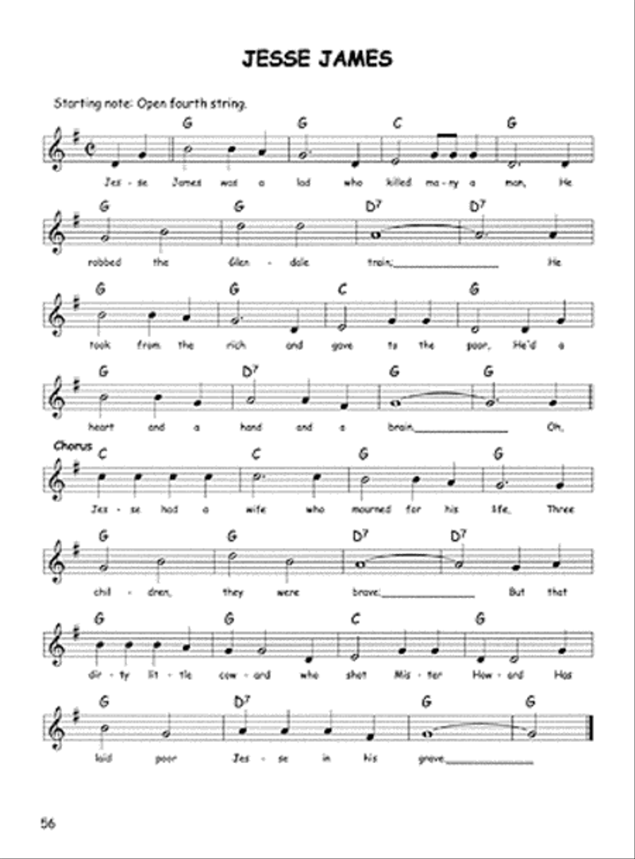 101 Three-Chord Songs for Guitar, Banjo, and Uke Flatpicking Guitar scores gallery preview page 4