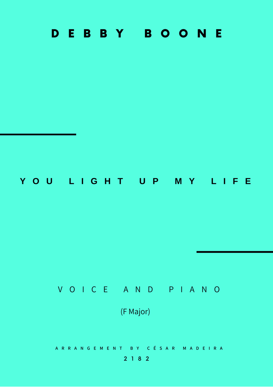 You Light Up My Life Piano, Vocal scores gallery preview page 1