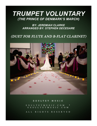 Book cover for Trumpet Voluntary (Duet for Flute and Bb-Clarinet - Piano Accompaniment)