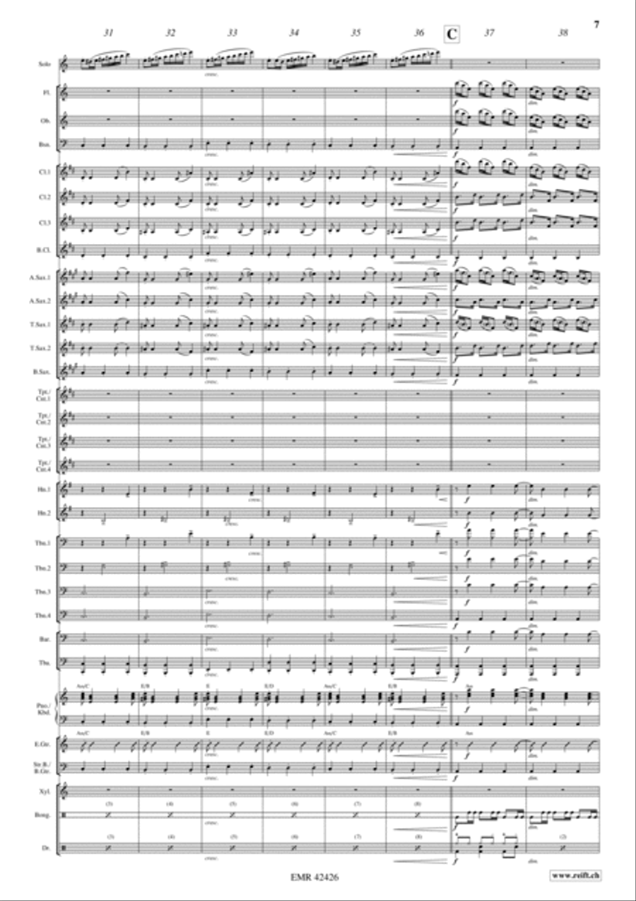Storm Storm Concert Band scores gallery preview page 7