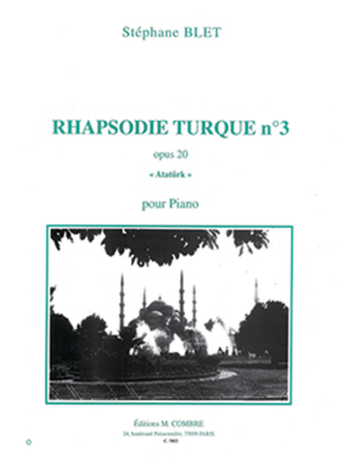 Book cover for Rhapsodie turque No. 3 Op. 20 Ataturk